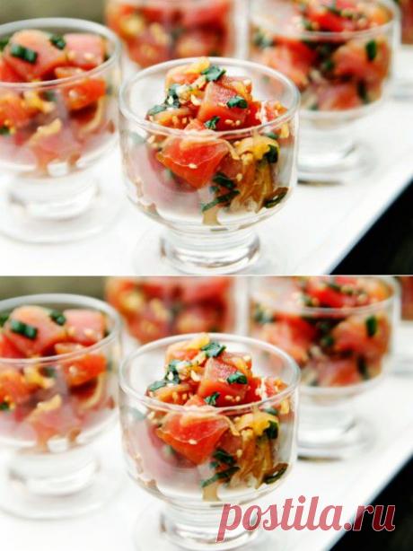 Рецепт. Гавайский салат с тунцом | БУДЕТ ВКУСНО!