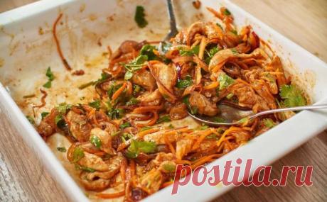 Корейская закуска с рыбой судак Просто Кухня