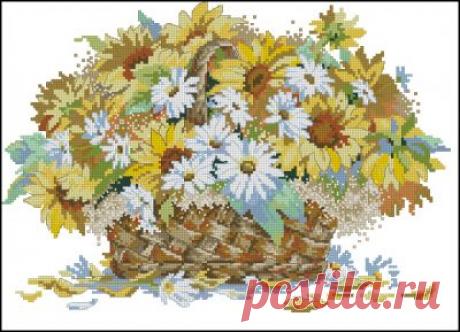 Dimensions 03784 More Sunshine- схема для вышивки крестом Больше солнечного света