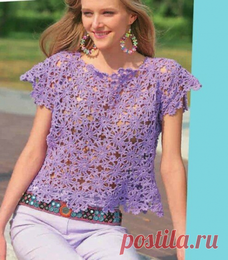 И снова Топовая тема на жаркие летние дни - Топы крючком и спицами. | Ирина СНежная & Вязание | Яндекс Дзен