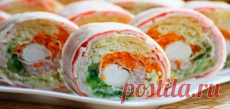 Вкусные начинки для рулетов из лаваша. ТОП-20 начинок! Рулеты из лаваша можно приготовить с разными начинками. Для вас двадцать самых вкусных и разнообразных начинок для рулетов.