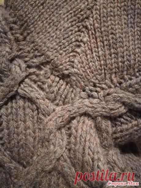 . Кофта сыну с рисунком из книги Норы Гоан - Вязание - Страна Мам