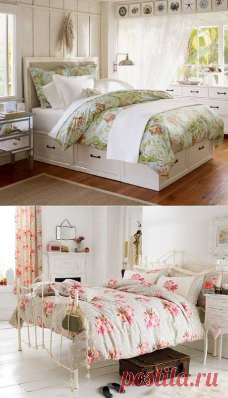 Винтажный интерьер спальни | ART-ИЗБУШКА