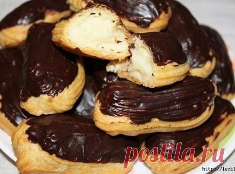 Вкусные домашние эклеры