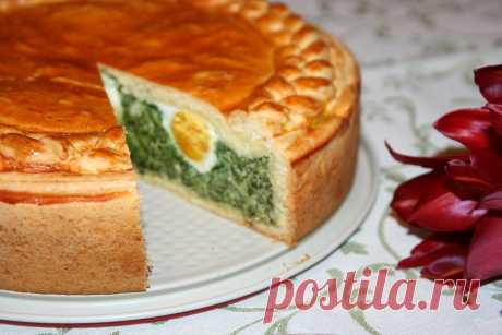 Пирог "Паскуалина" - не только вкусен, но и выглядит очень красиво! - appetitno.net