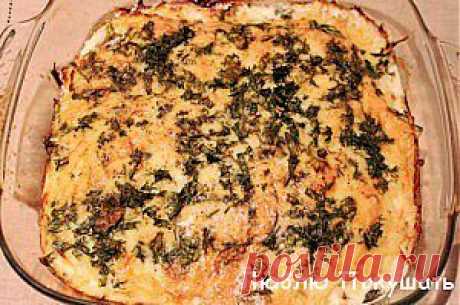 Куриное филе, запеченное с картофелем в духовке