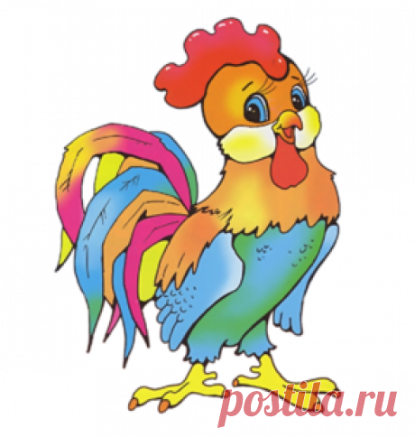 Клипарт "СКАЗОЧНЫЕ ПЕТУХИ" -символ 2017 года