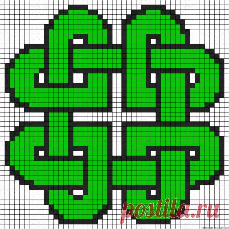 Celtic perler bead pattern | Cross stitch