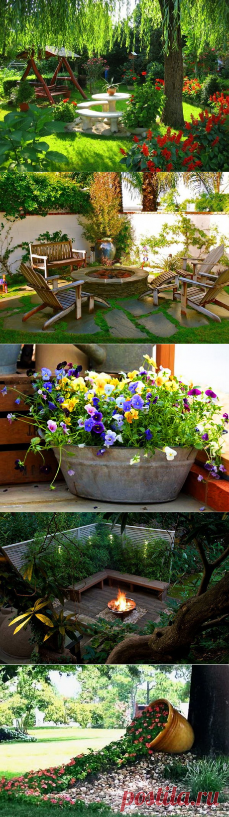 10 оригинальных идей для сада - красота своими руками | САД | Яндекс Дзен