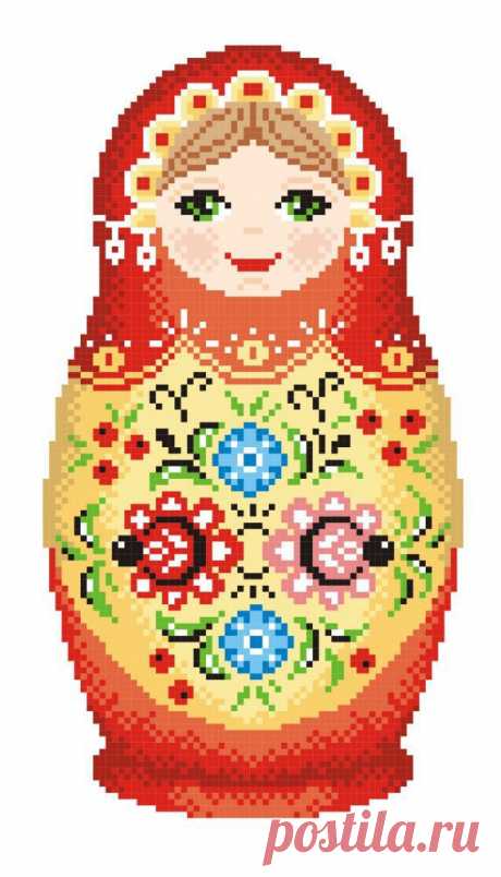 кн-455 Матрёшка. Городецкая роспись М.П. Студия