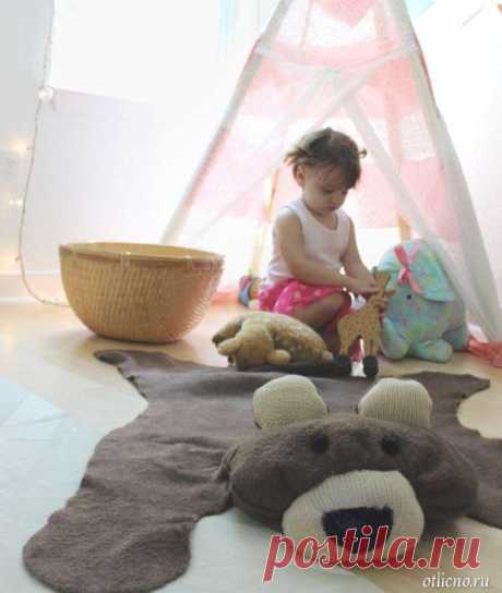 Ковер «шкура медведя» для детской комнаты