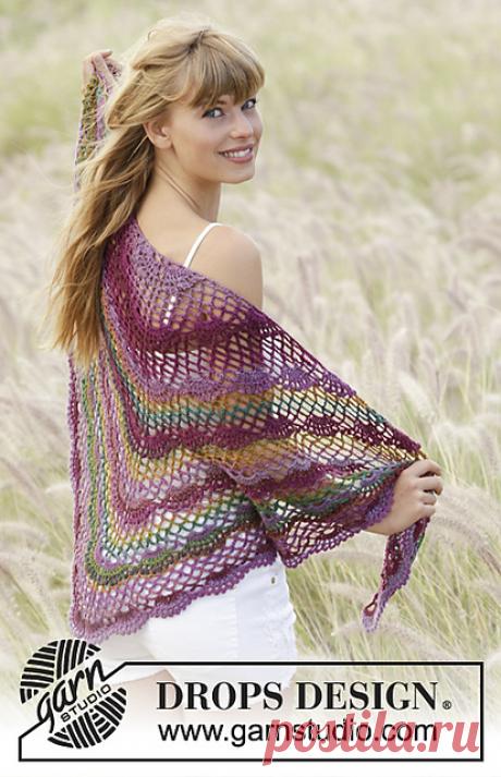 Шали, шарфы, шапочки крючком 49