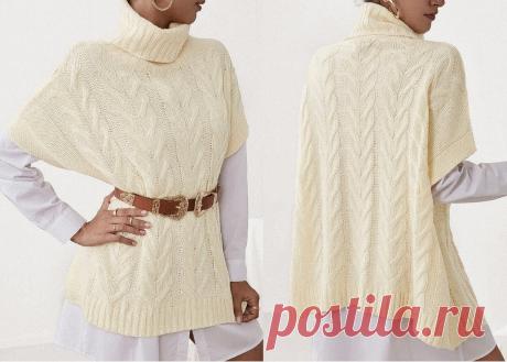 Безрукавки на любой вкус: косы, лицевая гладь, жаккард, ажур и модель крючком
