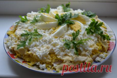 Салат слоями "Невеста"