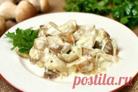 Белые грибы в сметане
Белые грибы особенно распространены в Карпатах и часто используются в западноукраинской кухне.
Тебе понадобится:
700 г белых грибов,
Показать полностью...