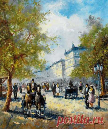 Невдалеке - сиреневый Париж и пестрота Монмартра, рестораны... Christian Jereczek