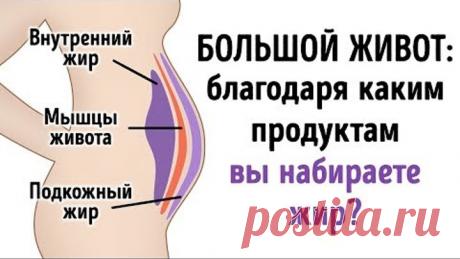 10 Продуктов, Которых стоит Избегать, чтобы Получить Плоский Живот своей Мечты