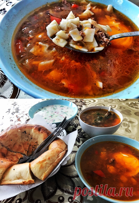 СУП МАН-ПАР ИЛИ ЛЕНИВЫЙ ЛАГМАН | 4vkusa.ru