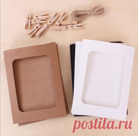 10 шт./лот 3/6 дюймов бумаги фото рамки для фотографий старинные фоторамка diy детские фоторамка свадьбы фоторамка стены купить на AliExpress