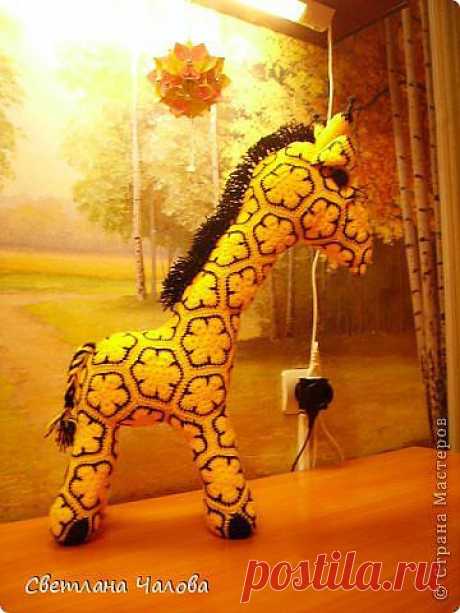МК жирафик по имени Ирис в технике "африканский цветок" от Светланы Чаловой.: Дневник группы "Все в ажуре... (вязание крючком)" - Страна Мам