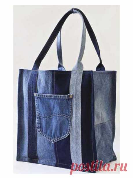 Сумочки из старых джинсов. Много идей для вдохновения.