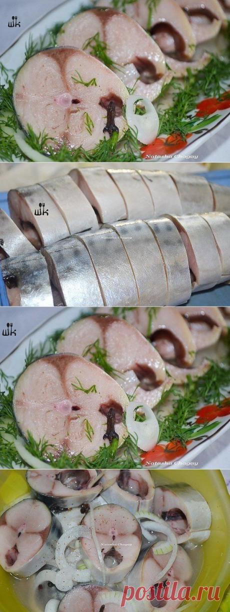 Скумбрия маринованая.
