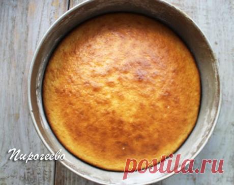 Бисквит на кефире: рецепт с фото пошагово