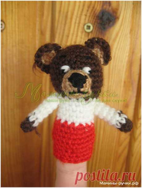 Вязаный крючком пальчиковый театр по сказке "Теремок". Схемы и описание - Мамины ручки