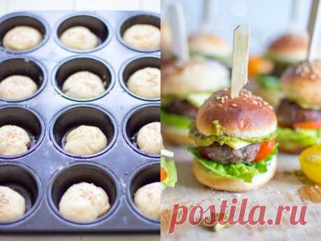 Приготовьте мини-бургеры сами: идеальная закуска для вечеринки! - ПОПРОБУЙ