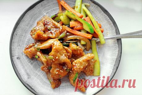 Гости решат, что вы угощаете их блюдом из ресторана, а это всего лишь мясо или курица в крахмале | Домашняя кухня Алексея Соколова | Яндекс Дзен