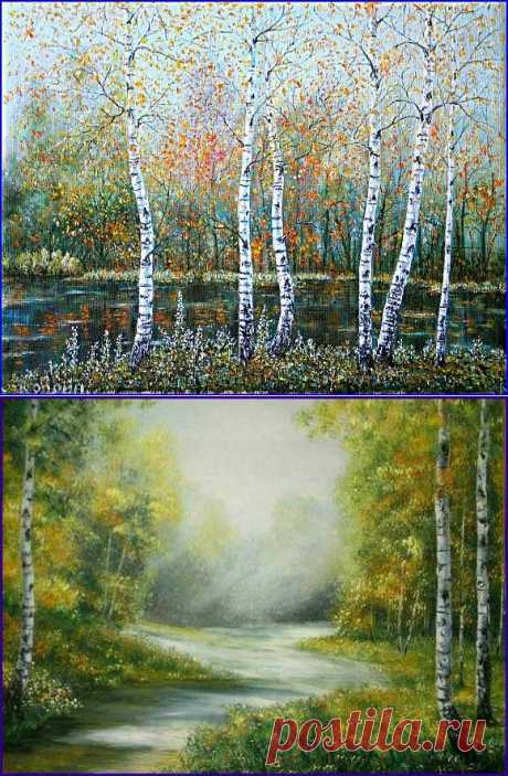 Времена года в живописи Колодина Александра Ивановича