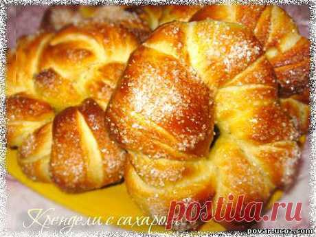 Крендели с сахаром - Готовим сами