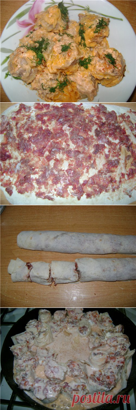 Ленивые пельмени из лаваша - пельмени из лаваша - запись пользователя ольга (zabusova) в сообществе Кулинарное сообщество в категории 5-ти минутные блюда - Babyblog.ru