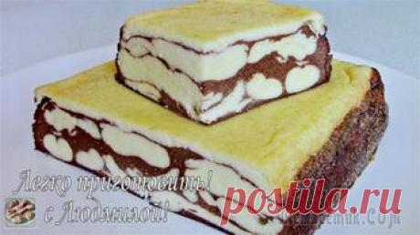 Нежная творожная запеканка без муки и манки