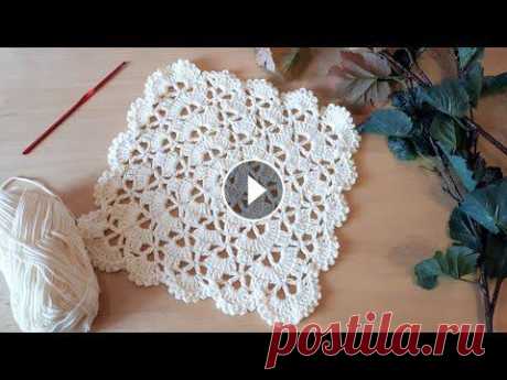 Вяжем мотив (узор) для детского пледа или салфетки крючком. Вяжем красивый мотив для детского пледа или салфетки. Если быстро, то скорость воспроизведения можно регулировать. Ссылка на это видео Мой инстаграм h...