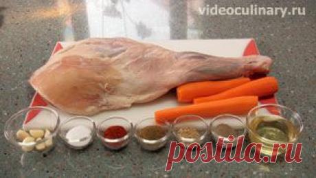 Баранья лопатка, запечённая в духовке - Видеокулинария.рф - видео-рецепты Бабушки Эммы