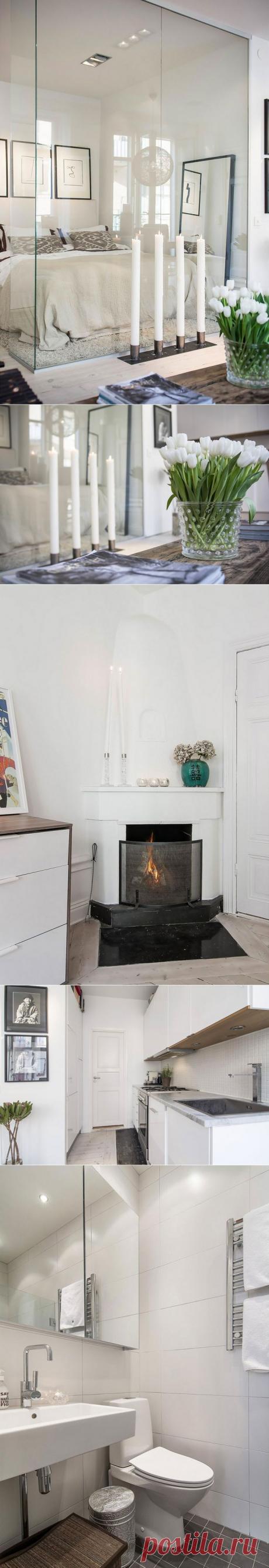 ФотоТелеграф » Светлая квартира-студия в скандинавском стиле