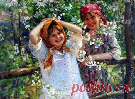 Федот Сычков. Дети
Какие искренние, чистые чувства девочек?! Веселые , озорные и счастливые! ...И никакого жеманства!!!