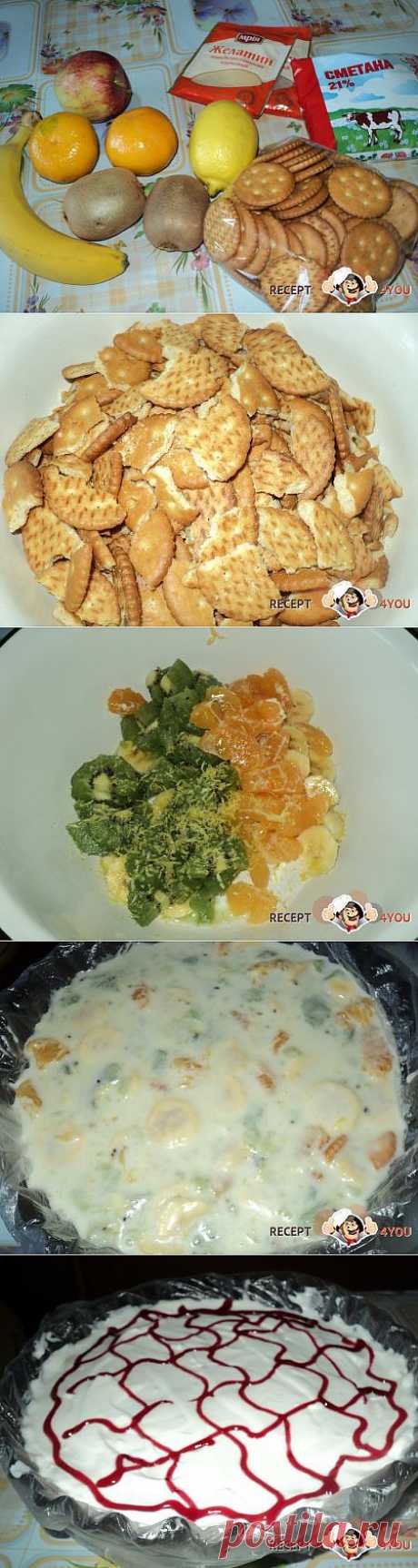 Фруктовый торт без выпечки » Как приготовить вкусное блюдо дома, лучшие рецепты - Recept4You.ru