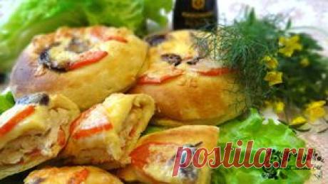 Двойная мини-пицца (идеи для пикника). Рецепт c фото, мы подскажем, как приготовить!www.koolinar.ru/