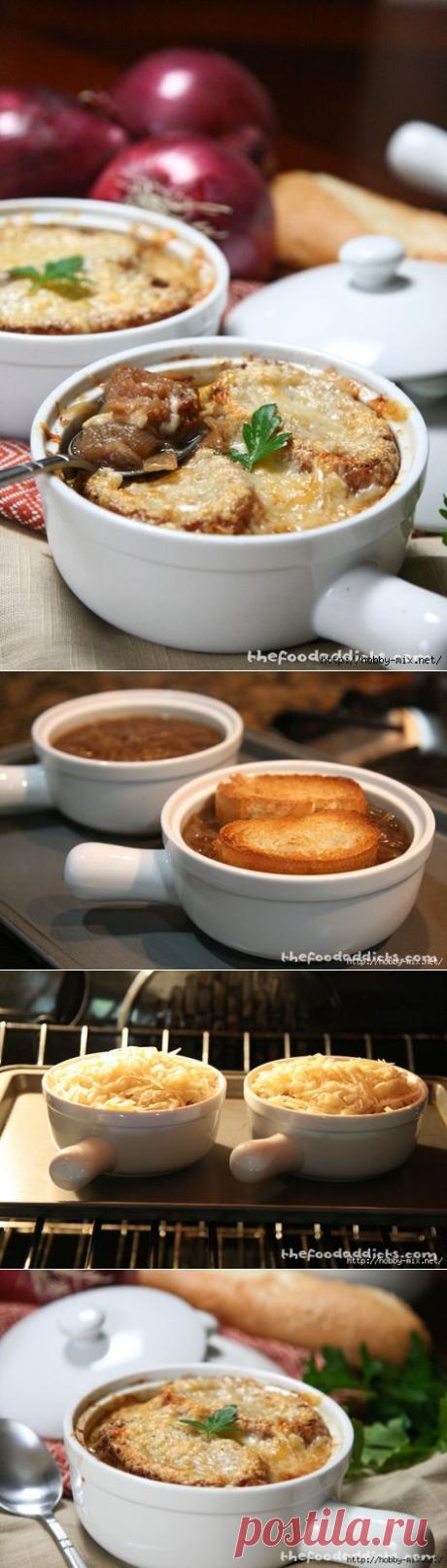 Французский луковый суп. Пошаговый рецепт.