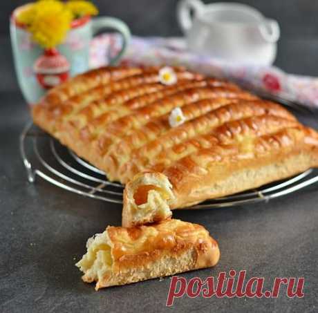 Сдобные булочки-сайки с заварным кремом - кулинарный рецепт