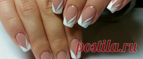 Французский маникюр 2022: идеи дизайна, тренды и новинки, 200+ фото