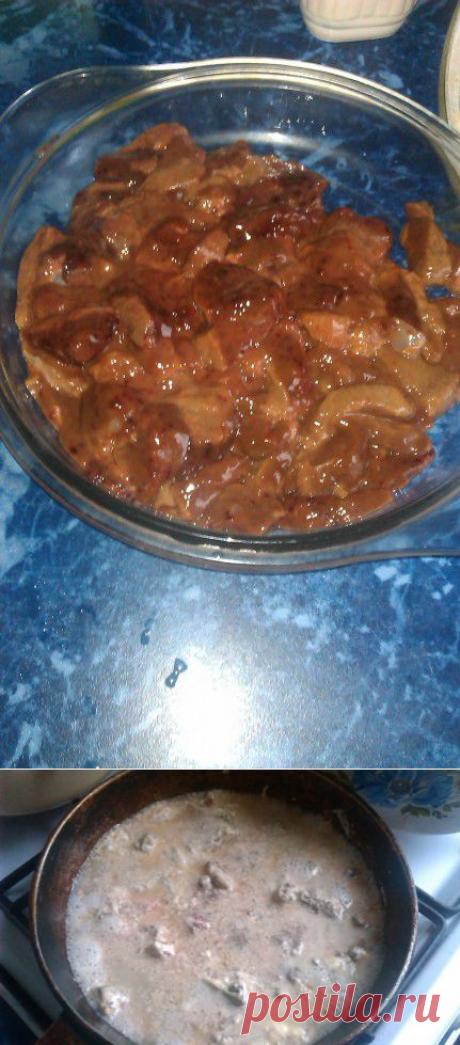 (+1) тема - Печенка в пиве с картофельным пюре | Любимые рецепты