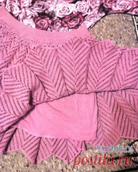 Женская юбка крючком. Работа Галины Лукериной