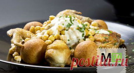 Курица с сырными крокетами - кулинарный рецепт. Миллион Меню