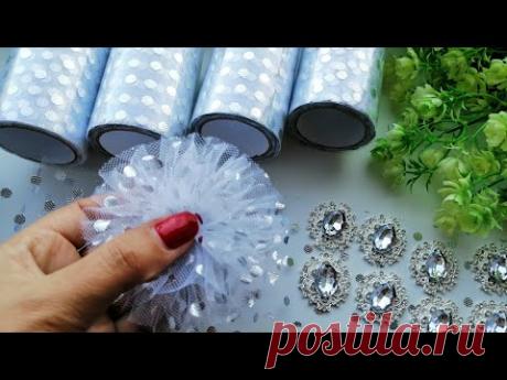 РЕКОМЕНДУЮ ДЕЛАТЬ МНОГО, КУПЯТ все. Красивые бантики для волос 🎀Ribbon bows/ laços de fita #beadpark