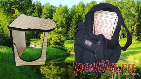 Как сделать оригинальный складной стул своими руками | Сделай Сам www.sdelay.tv