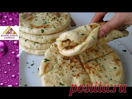 Yumuşacık Balon Bazlama Tarifi / Pratik Yemek Tarifleri