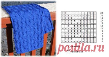 30 необычных узоров для вязания шарфа спицами